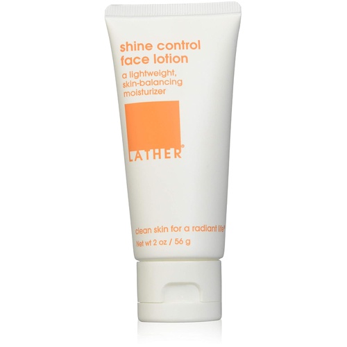  LATHER Shine Control Face Lotion 2 oz  daily-use, lightweight gel face lotion that balances oily or blemish-prone skin