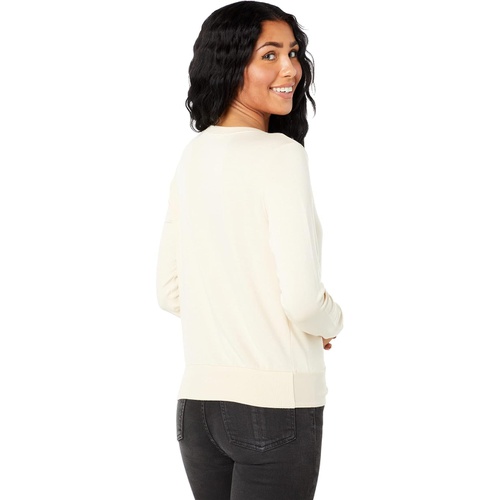  LAmade Chloe Twist Front Pullover Sweatshirt in Lightweight Modal Terry