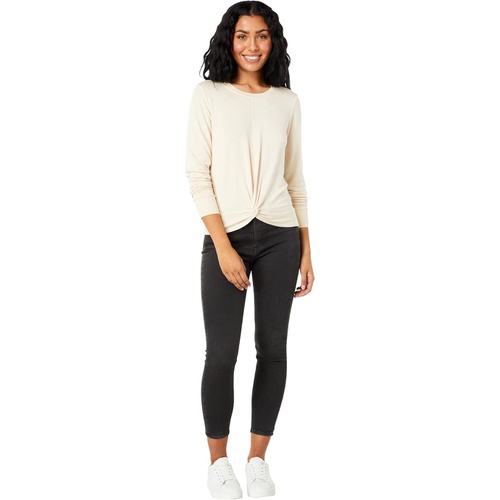  LAmade Chloe Twist Front Pullover Sweatshirt in Lightweight Modal Terry