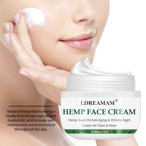  LDREAMAM Anti Aging Face Cream,Face Moisturizers Cream,Hemp oil face cream,Face & Neck Cream, Anti-Wrinkle And Fine Lines, Anti-Aging Hemp Oil,Collagen Boosting,Relieves Acne