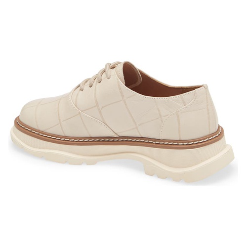  Linea Paolo Moira Oxford Flat_CREAM TWO TONE SHEEPSKIN