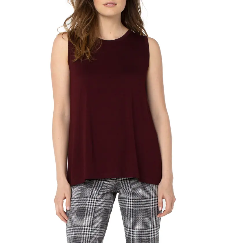 Liverpool Los Angeles Scoop Neck Tank_PLUM DIVA