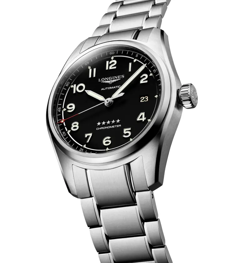  Longines Bracelet Watch, 23.3mm x 37mm_BLACK/ SILVER