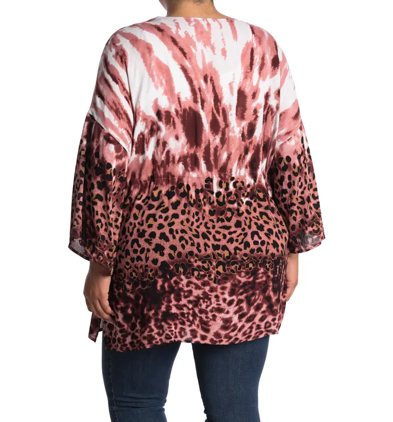  Lovestitch Animal Print Caftan_SIENNA/BLACK