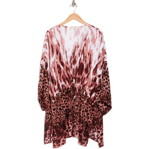  Lovestitch Animal Print Caftan_SIENNA/BLACK