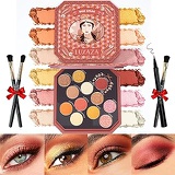 LUXAZA Nude Pink Eyeshadow Palette,Blush Makeup Palette with Eyeliner & Brushes,Color-coordinated Pro Themed Smoky Makeup Pallet with Portable Size - Nude
