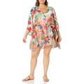 La Blanca Womens Belted Caftan Swimsuit Cover Up