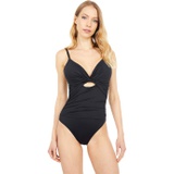 La Blanca Island Goddess Twist Keyhole One-Piece