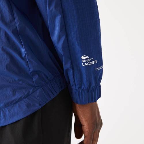 라코스테 Lacoste Mens SPORT Packable Nylon Zip Jacket