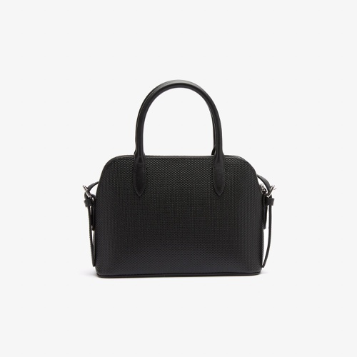 라코스테 Lacoste Womens Chantaco Pique Leather Top Handle Bag