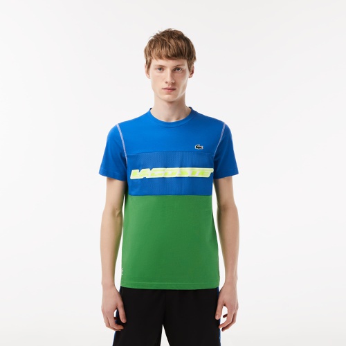 라코스테 Menu2019s Lacoste Tennis x Daniil Medvedev Jersey T-Shirt