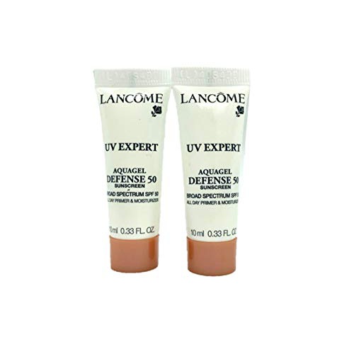  LancΘme Lancome UV Expert Aquagel Defense 50 Sunscreen SPF 50 10 ml / 0.33 fl oz lot of 2