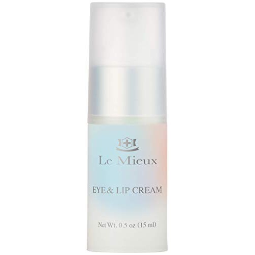  Le Mieux Eye & Lip Cream - Anti Aging Eye and Lip Moisturizer, Peptide-Infused Treatment for Visible Wrinkles & Fine Lines with Kukui Nut Oil & Ceramide, No Parabens or Sulfates (0