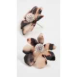 Lele Sadoughi Wallflower Button Earrings