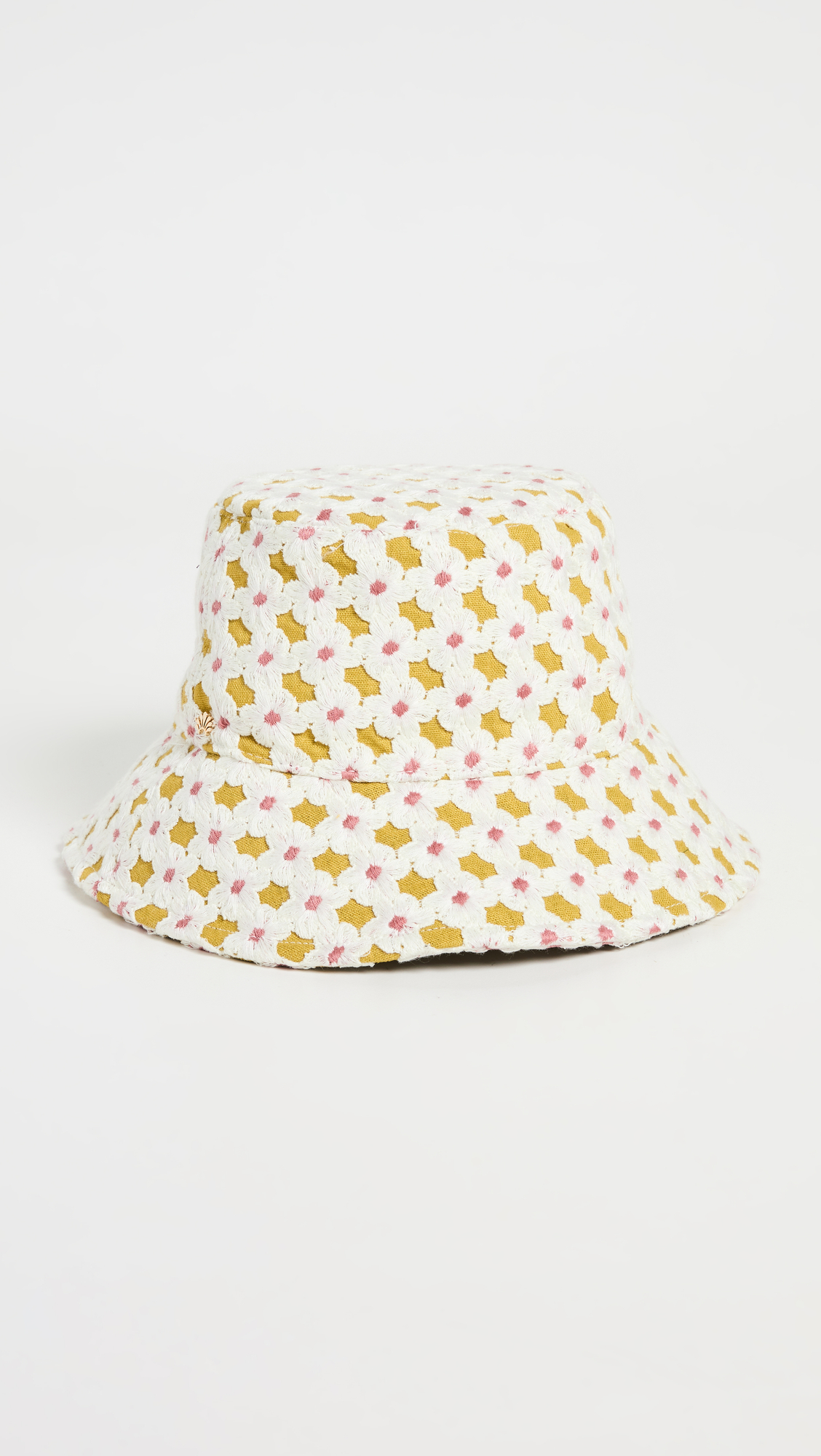 Lele Sadoughi Crochet Daisy Bucket Hat