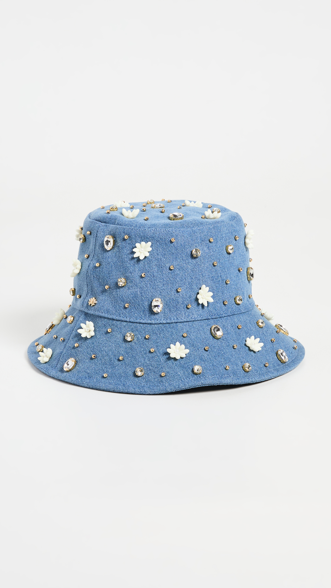 Lele Sadoughi Petunia Embellished Bucket Hat