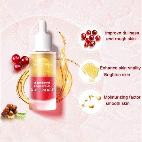 Lennvan Double-Layered Face Serum Anti-oxidation Repairing Hydrating Face Essence Skin Care Treatment 30ML