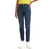 Womens 501 Button Fly Skinny Jeans