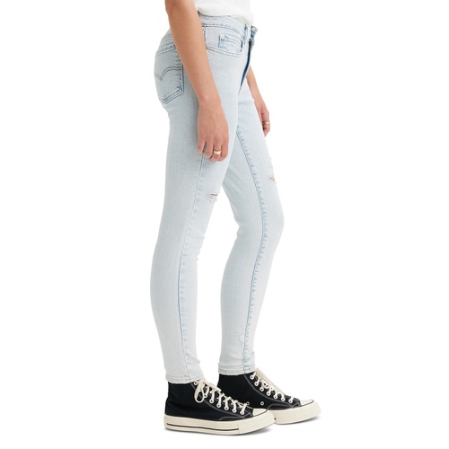 리바이스 Womens 711 Mid Rise Stretch Skinny Jeans