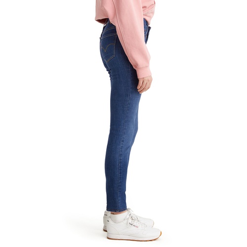 리바이스 Womens 711 Mid Rise Stretch Skinny Jeans