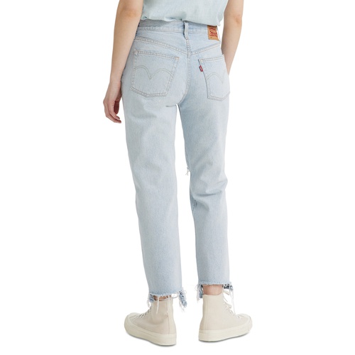리바이스 501 Cropped Straight-Leg High Rise Jeans