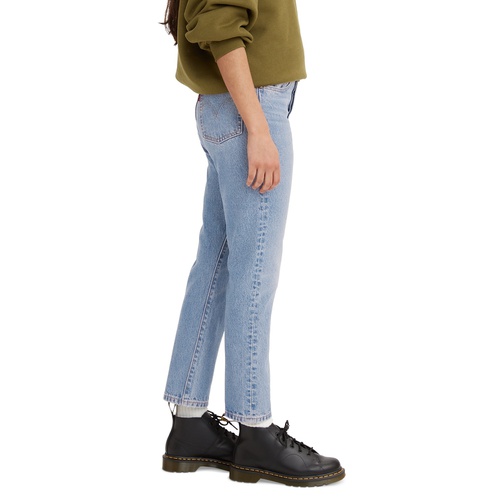 리바이스 501 Cropped Straight-Leg High Rise Jeans