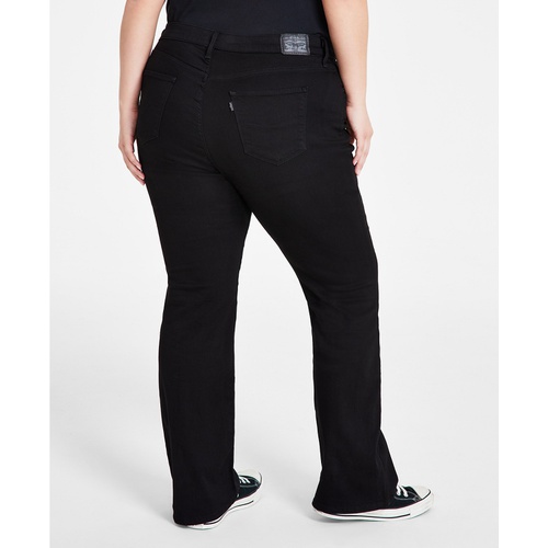 리바이스 Trendy Plus Size 725 High-Rise Bootcut Jeans