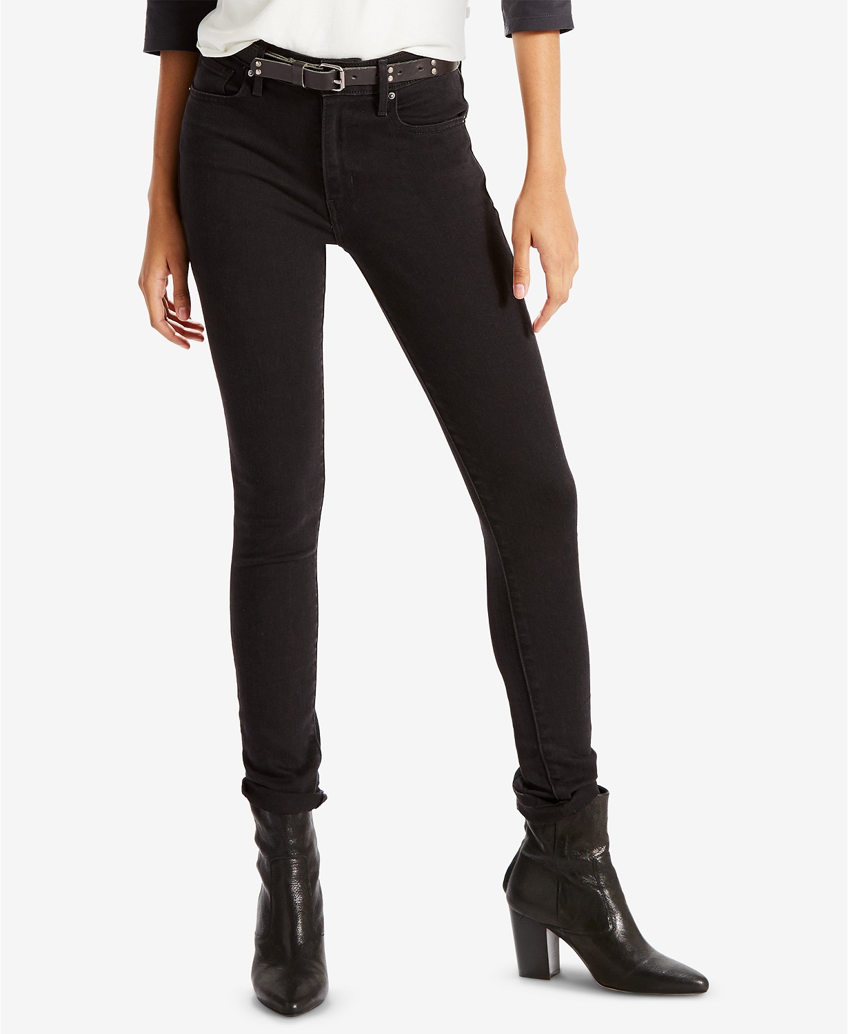 Womens 721 High-Rise Skinny Jeans in Long Length