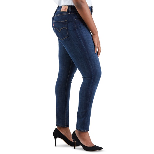 리바이스 Womens 721 High-Rise Skinny Jeans in Long Length