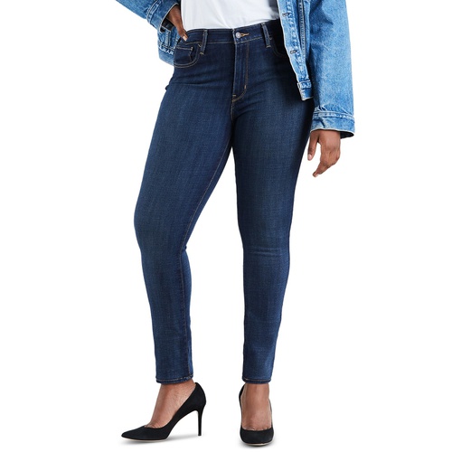 리바이스 Womens 721 High-Rise Skinny Jeans in Long Length