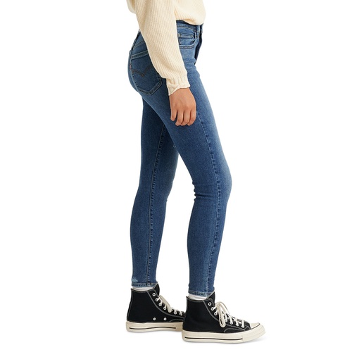 리바이스 Womens 720 High-Rise Stretchy Super-Skinny Jeans