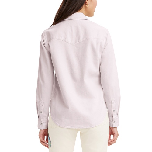 리바이스 Womens The Ultimate Western Cotton Denim Shirt