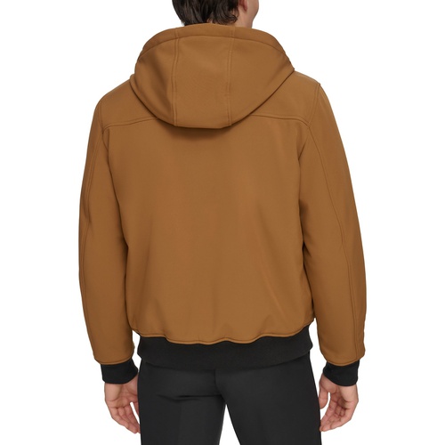 리바이스 Mens Soft Shell Sherpa Lined Hooded Jacket