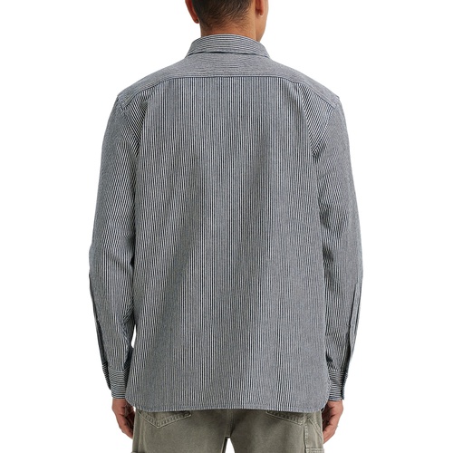 리바이스 Mens Worker Relaxed-Fit Button-Down Shirt
