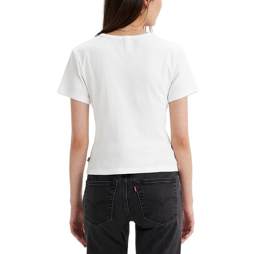 리바이스 Womens Graphic Rickie Cotton Short-Sleeve T-Shirt