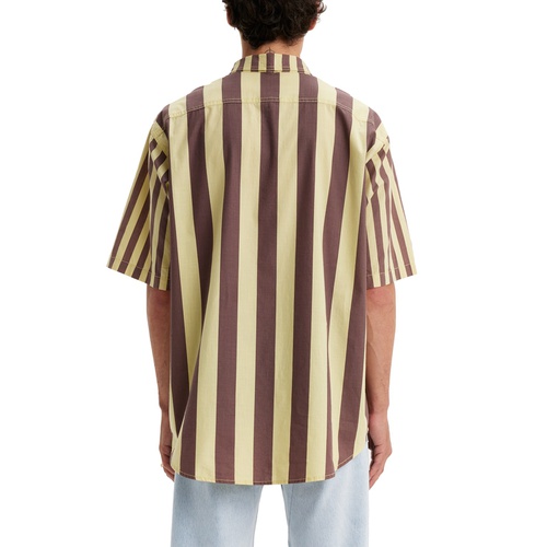 리바이스 Mens Woven Skate Stripe Shirt