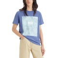 Mens Classic Standard-Fit Tropical Logo Graphic T-Shirt