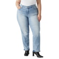 Plus Size 314 Mid-Rise Shaping Straight-Leg Jeans