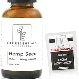 Life Essentials Skin Care Life Essentials Hemp Seed Oil for Skin Care - 1 Fl Oz- Moisturizer and Facial Serum with Pure Hemp Seed Oil- Reduce Fine Lines, Wrinkles, and Acne - Soothes Inflammation and 