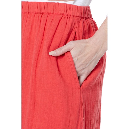  Lilla P Double Gauze Pull-On Peplum Skirt