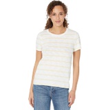 Lilla P Striped Slub Short Sleeve Crew Tee