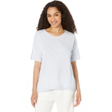 Lilla P Flame Modal High-Low Elbow Sleeve Tee