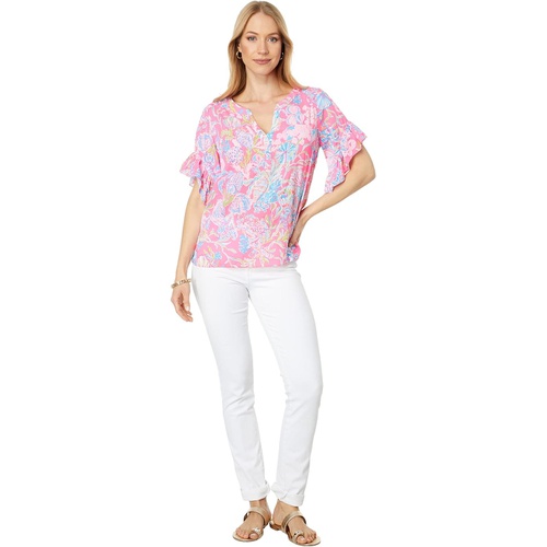  Lilly Pulitzer Quinna Short Sleeve Top