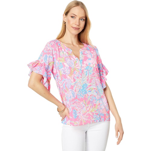  Lilly Pulitzer Quinna Short Sleeve Top