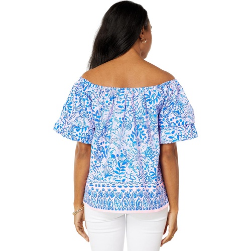  Lilly Pulitzer Frankee Off-the-Shoulder