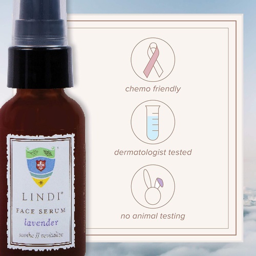 Lindi Skin Lindi Lavender Face Serum - Ultimate Moisture and Comfort To Restore Your Skin Immediately (1 oz.)