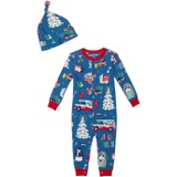 Little Blue House by Hatley Kids Rockin Holidays Coverall & Hat (Infant)