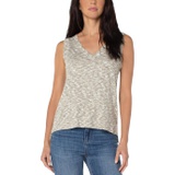 Liverpool Sleeveless V-Neck Knit Top