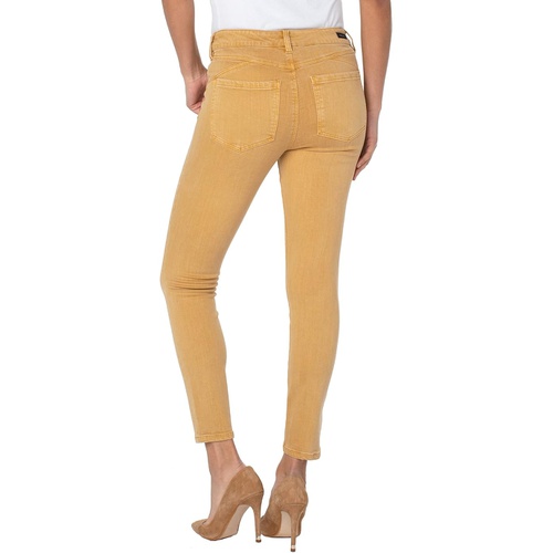  Liverpool Piper Hugger Ankle Skinny Jeans 28 in Gold Honey