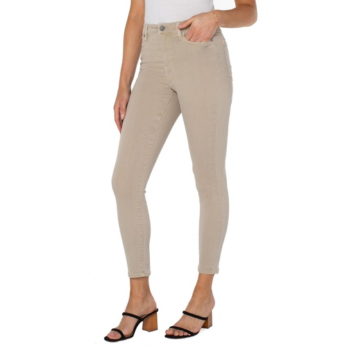  Liverpool Abby High-Rise Ankle Skinny Jeans 28 in Chai Tan